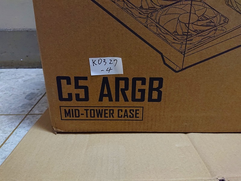 K0213-4 ANTEC C5 ARGB WHITE (ジャンク品)