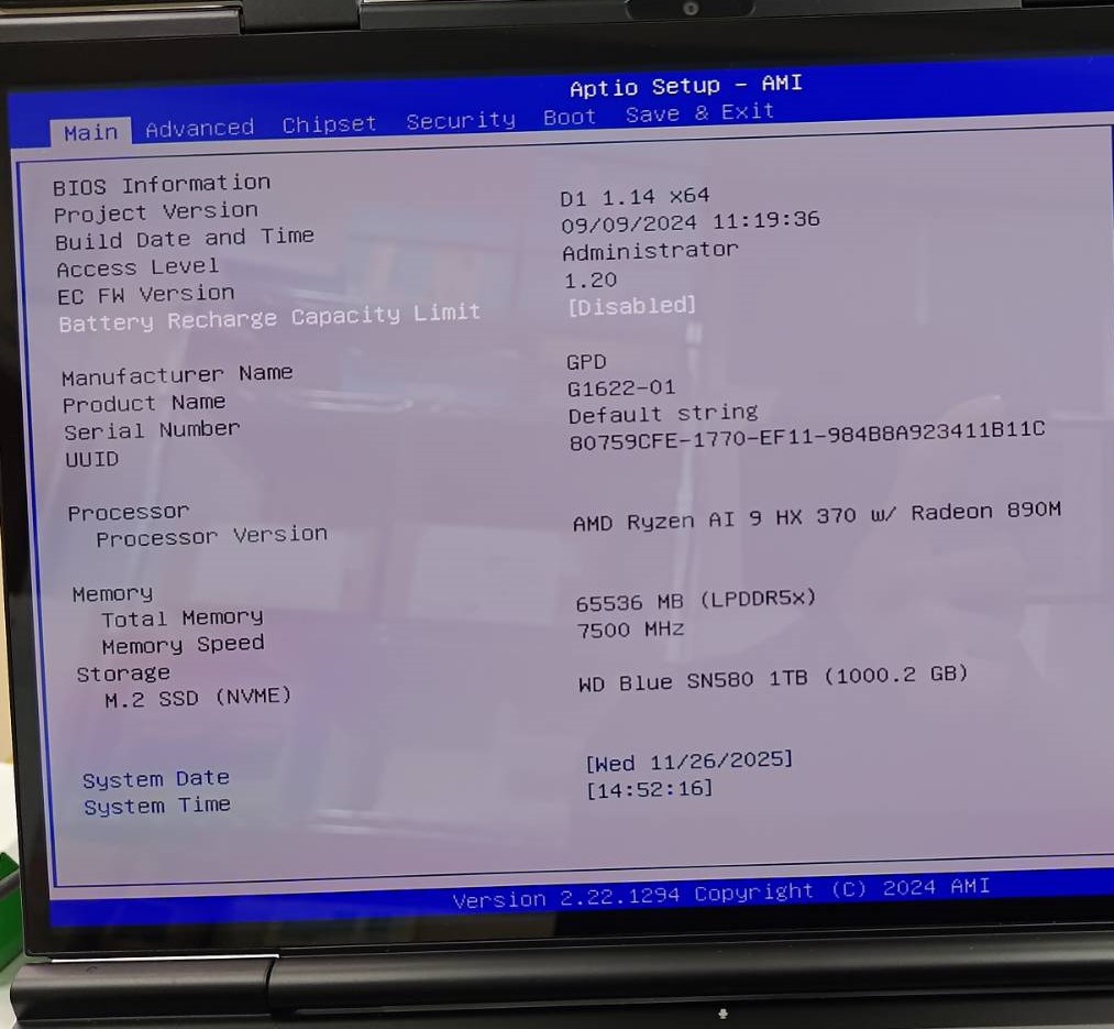 K1126-11 GPD DUO ジャンク