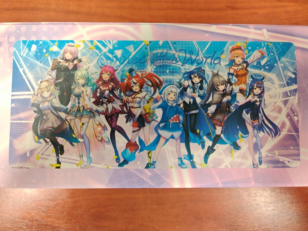 L0529-10 hololive English - Connect the World - Keycap Set & Desk Pad ジャンク