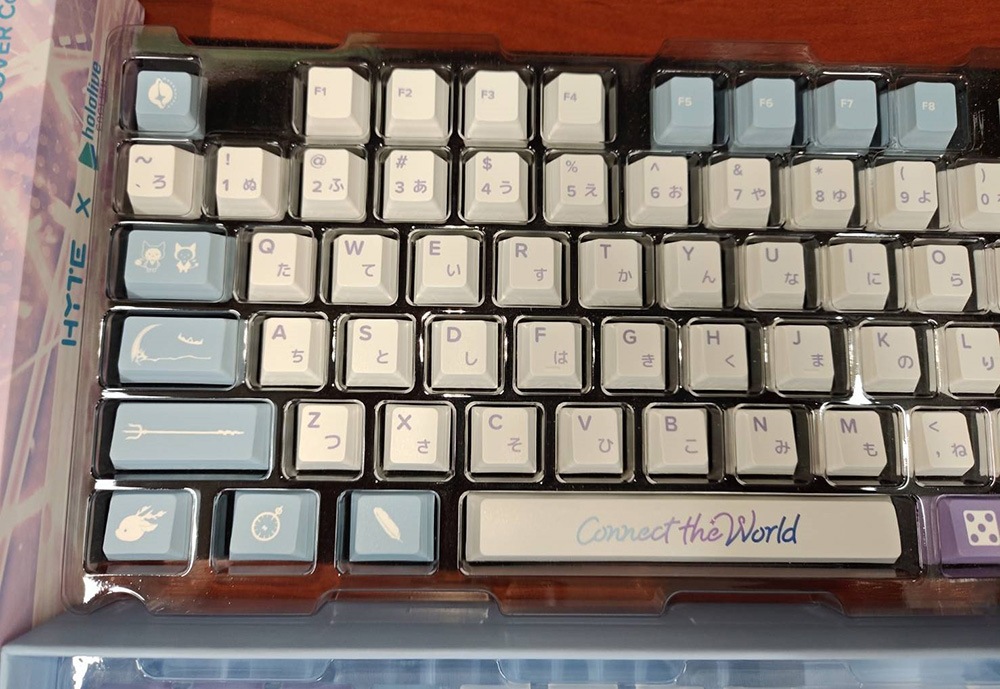 L0529-10 hololive English - Connect the World - Keycap Set & Desk Pad ジャンク
