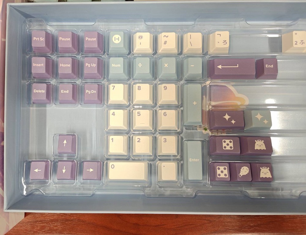L0529-10 hololive English - Connect the World - Keycap Set & Desk Pad ジャンク