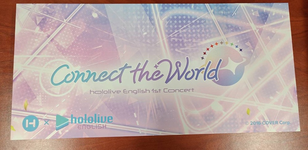 L0529-10 hololive English - Connect the World - Keycap Set & Desk Pad ジャンク