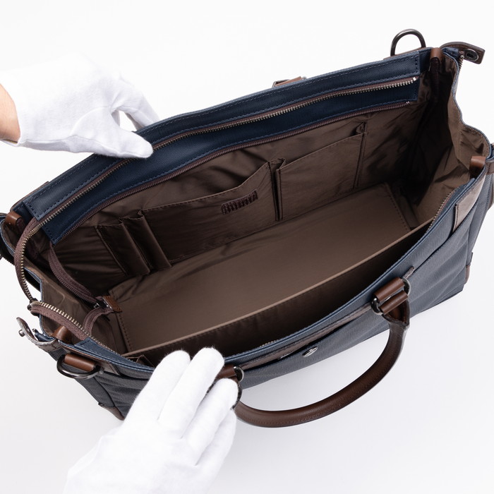 未使用級✨輪怐 LIN-KU リンク　格(カク) ビジネスバッグ　ネイビー 希少】輪怐 LIN-KU リンク 格 カク ビジネスバッグ 2way ネイビー