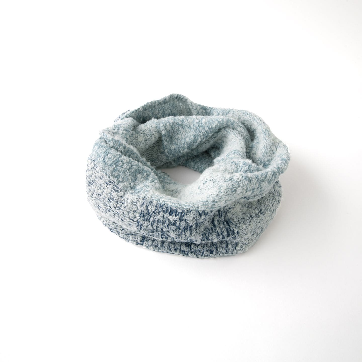 ベビーアルパカ スヌード _ ビル ブルー