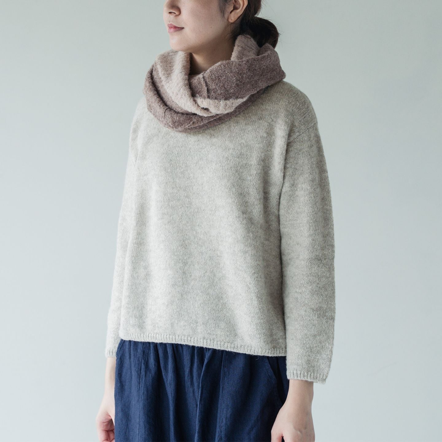 アルパカ スヌード _ セリナ ココア