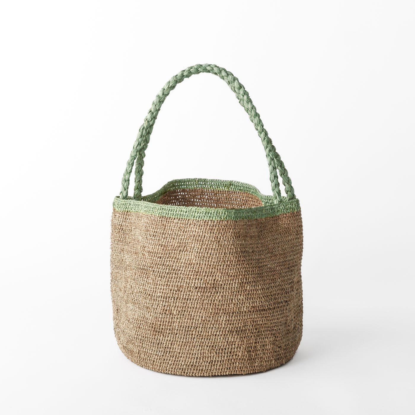 MOUMOUNE ラフィアバッグ　Tea & Khaki