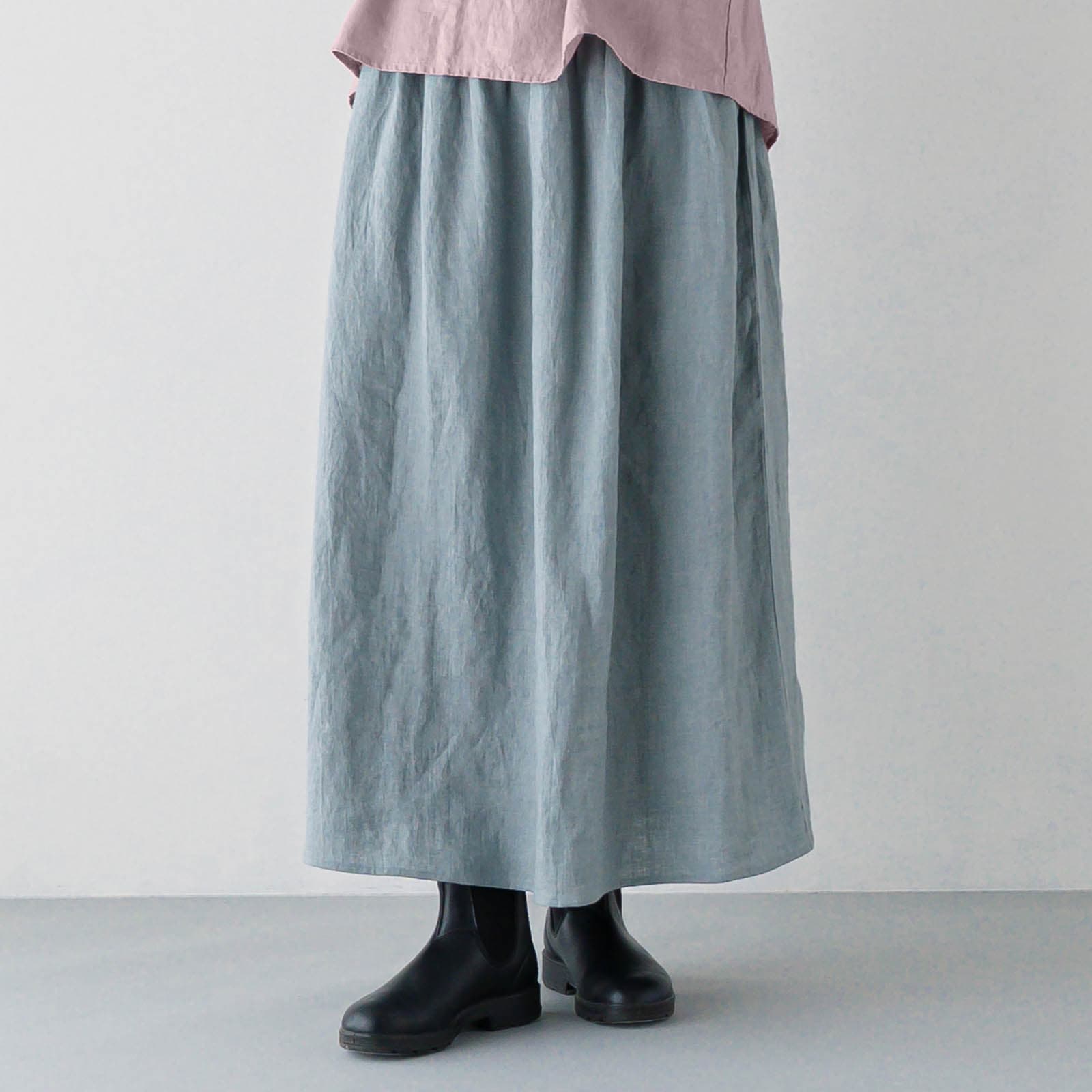 M1-1　スカート _ サックスブルー _ [受注生産]