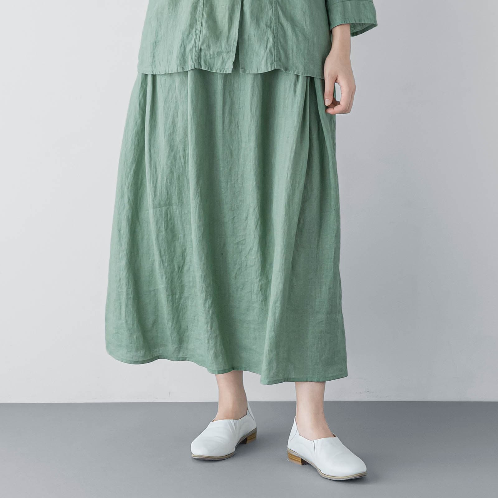 M1-1 スカート _ ジェイドグリーン
