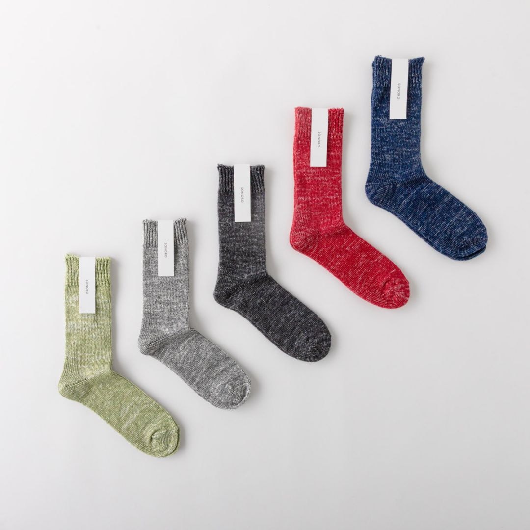 SONORO _ ウールリネンソックス