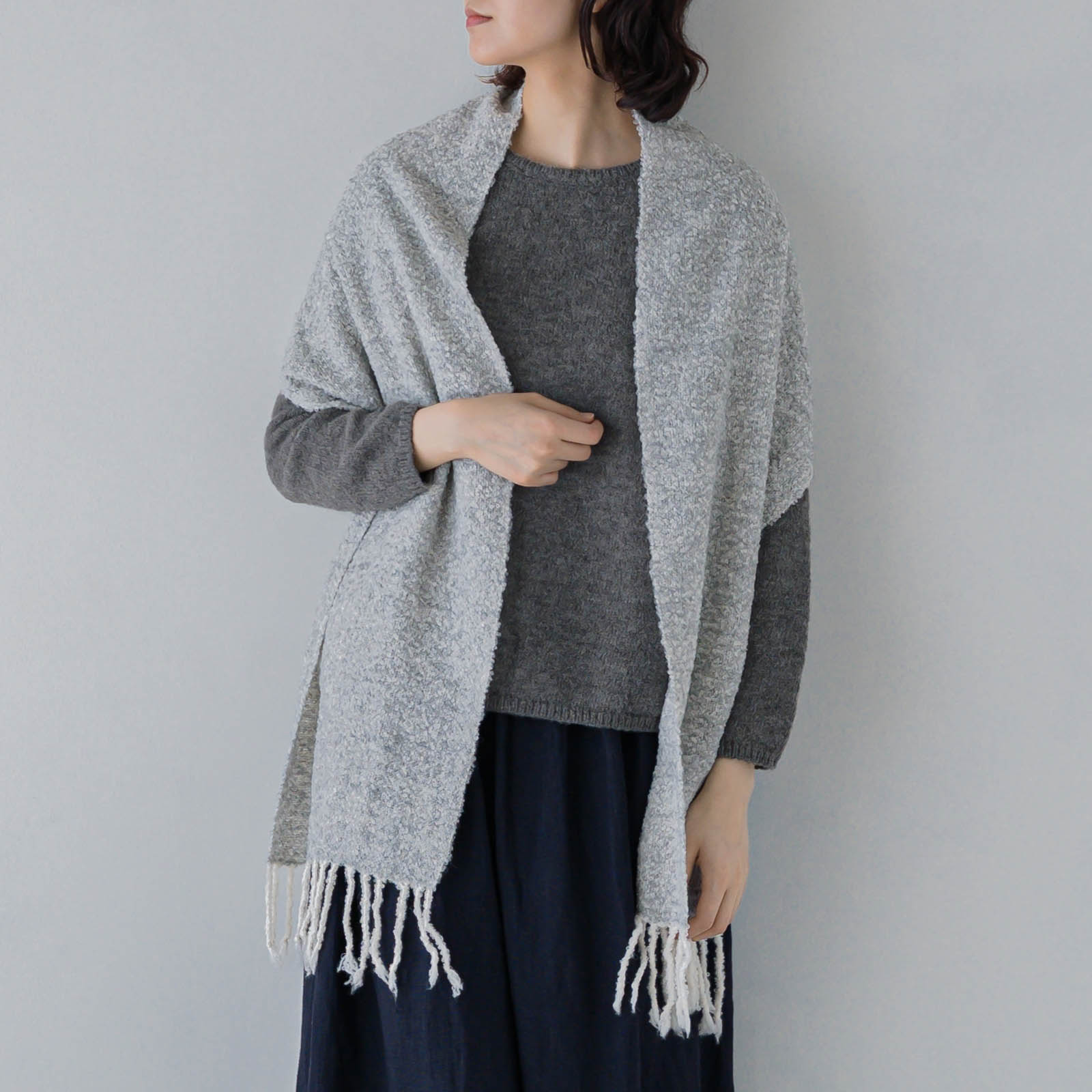 アルパカ ストール _ ブクレ