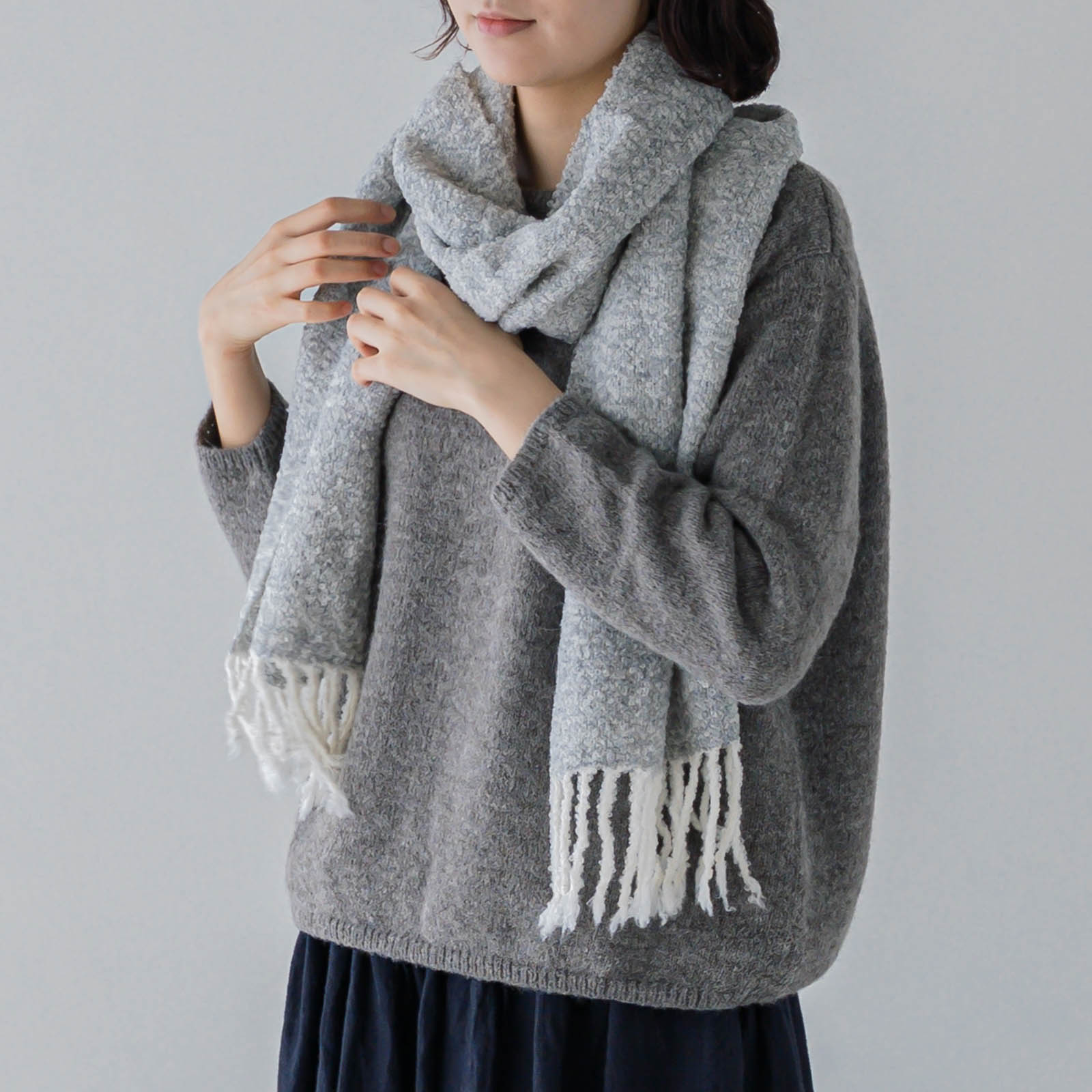 アルパカ ストール _ ブクレ