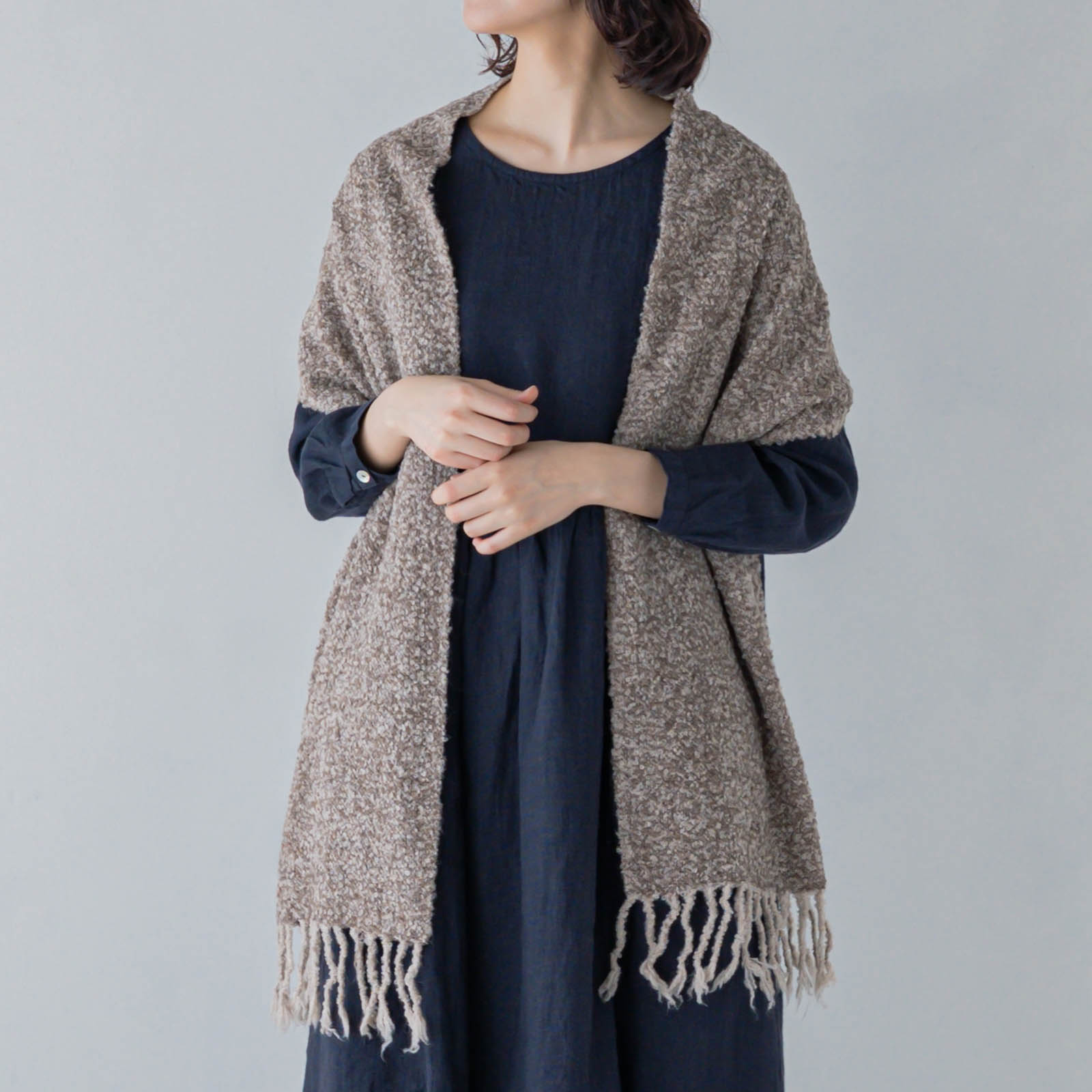 アルパカ ストール _ ブクレ