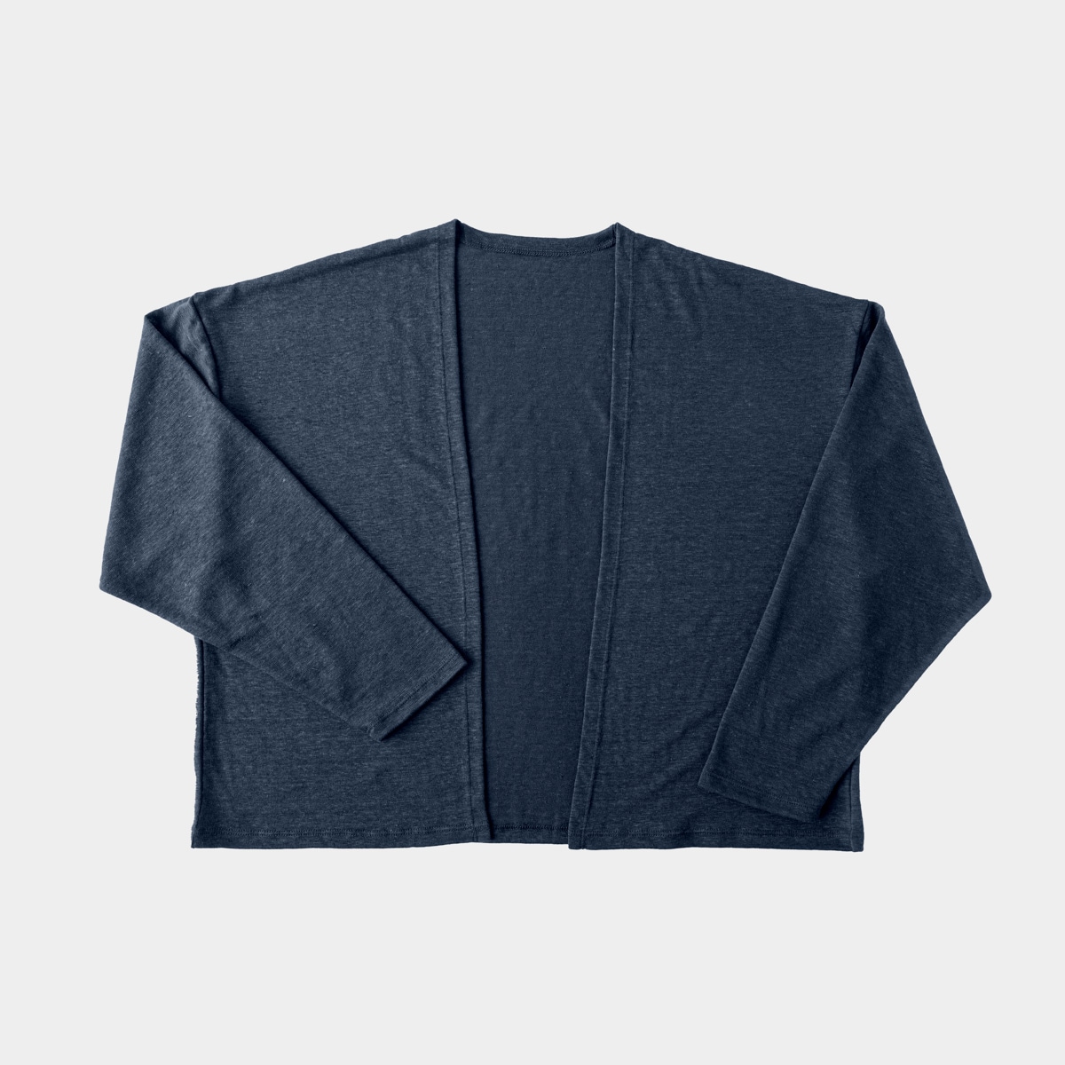 SONORO _ リネン カーディガン ネイビー