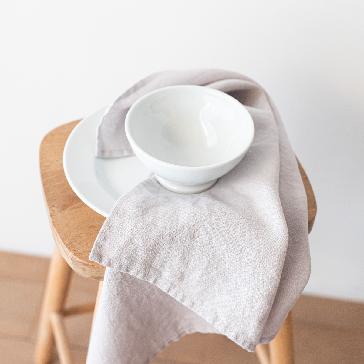 SONORO _ リネン マルチクロス _ ライトグレイ