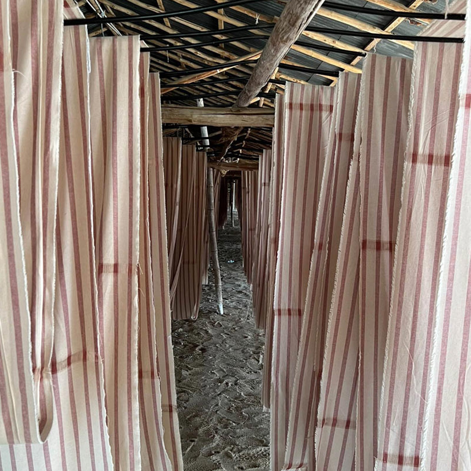 SONORO _ リネン マルチクロス _ ライトグレイ