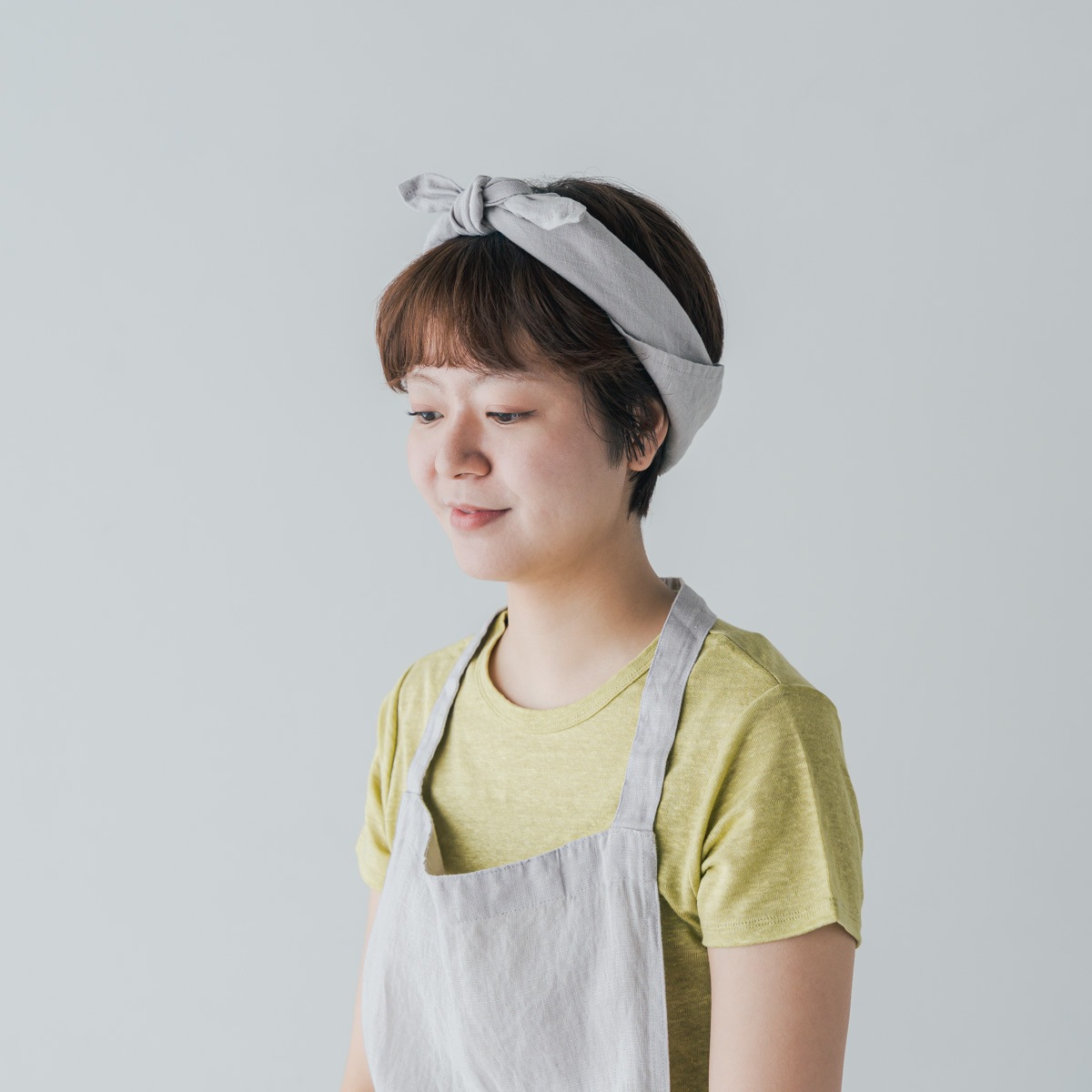 SONORO _ リネン マルチクロス _ ライトグレイ