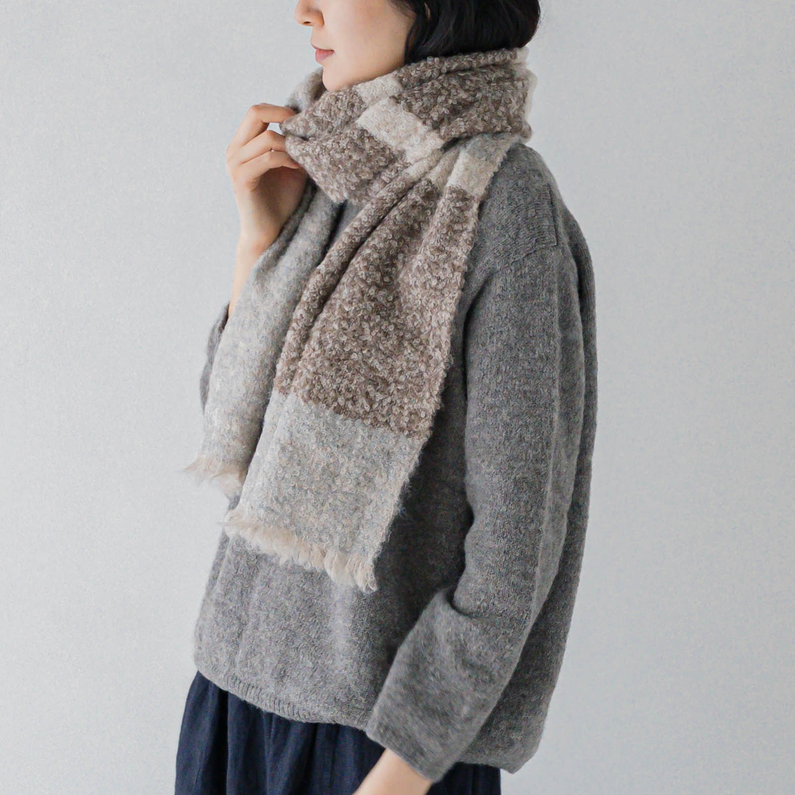 アルパカ ストール _ カラバヤ