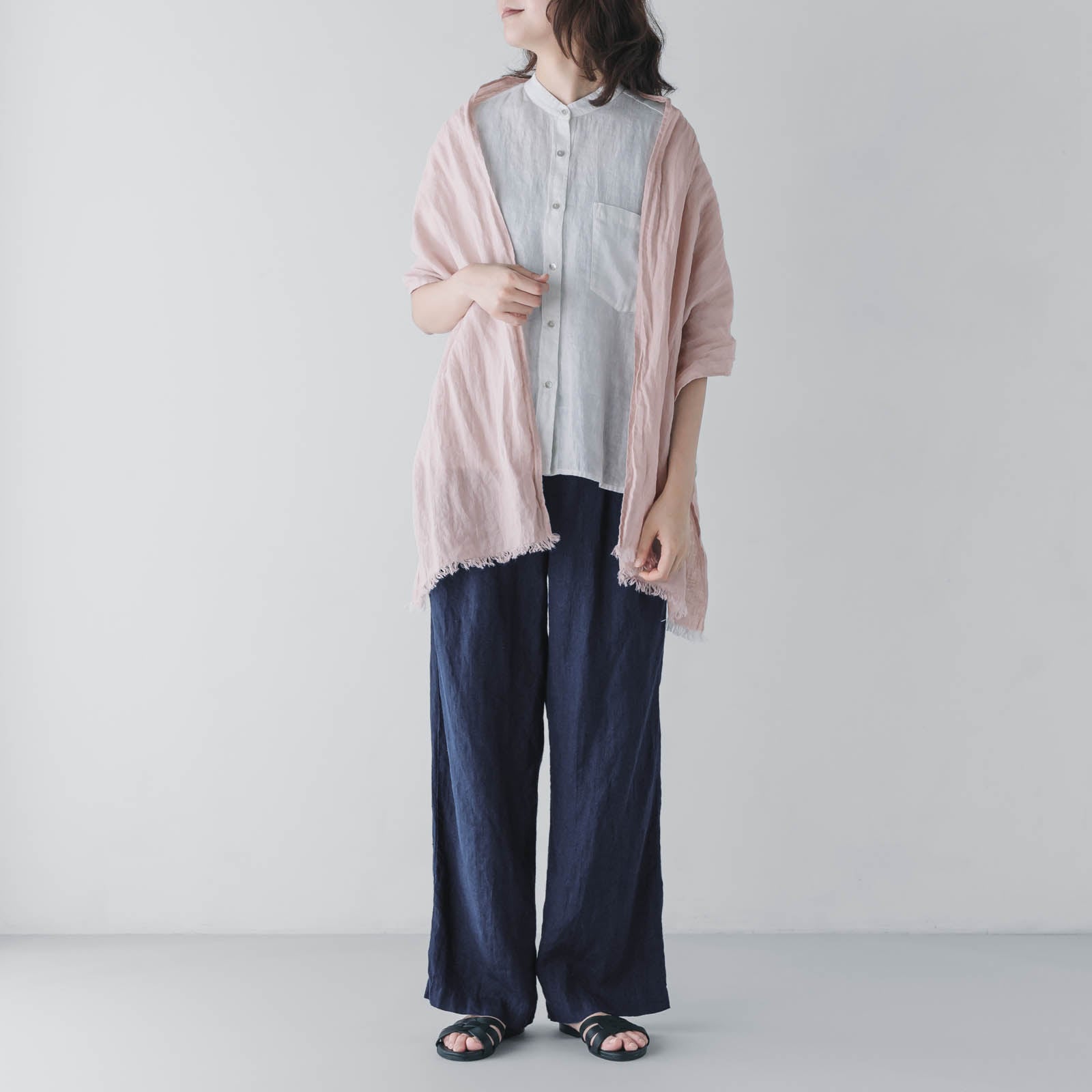 【5月中旬入荷予定】 _ ショール ペールピンク