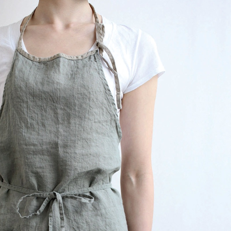 フルエプロン ミラ エルムグリーン ストロー Lino E Lina Online Shop