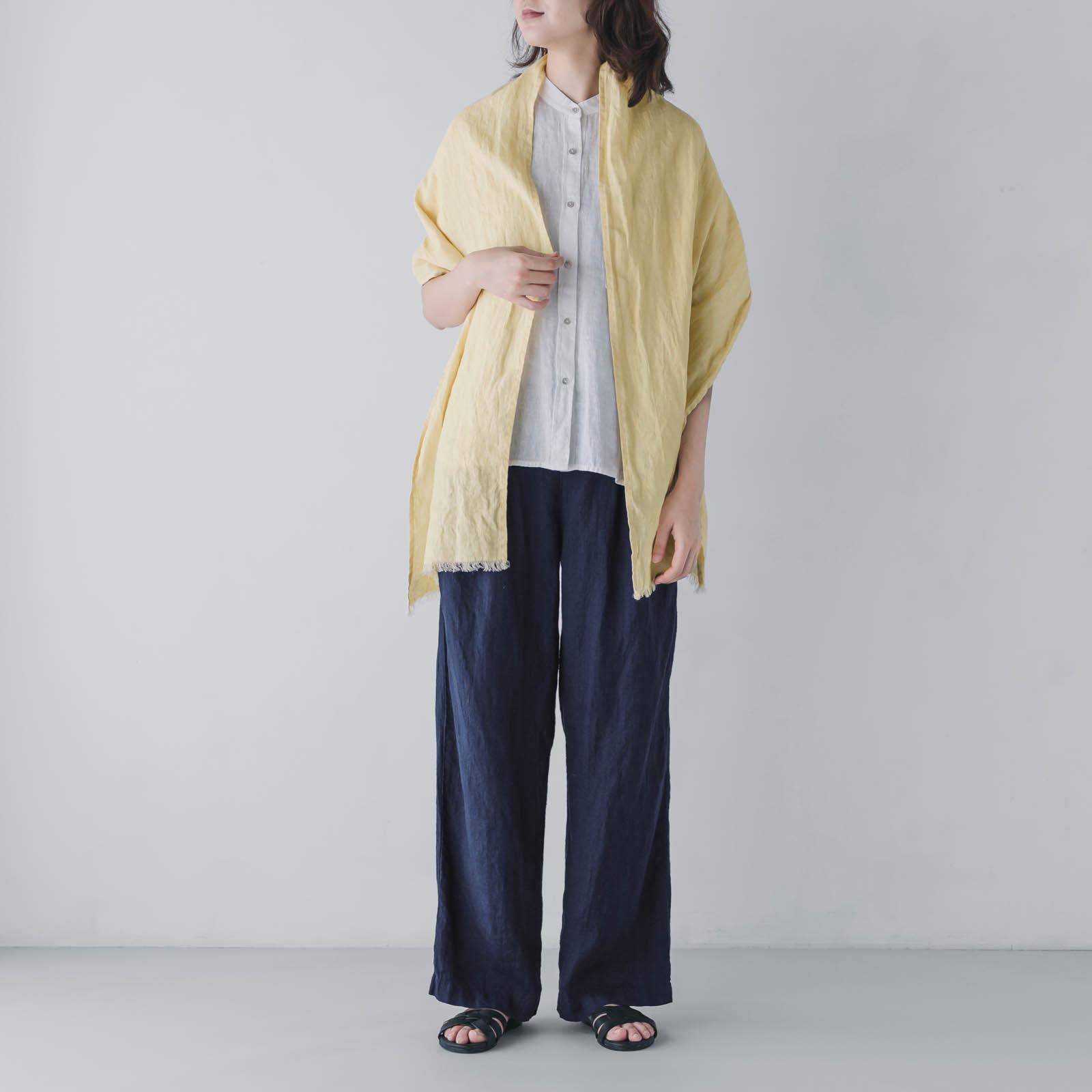 【5月中旬入荷予定】 _ ショール ライムライト