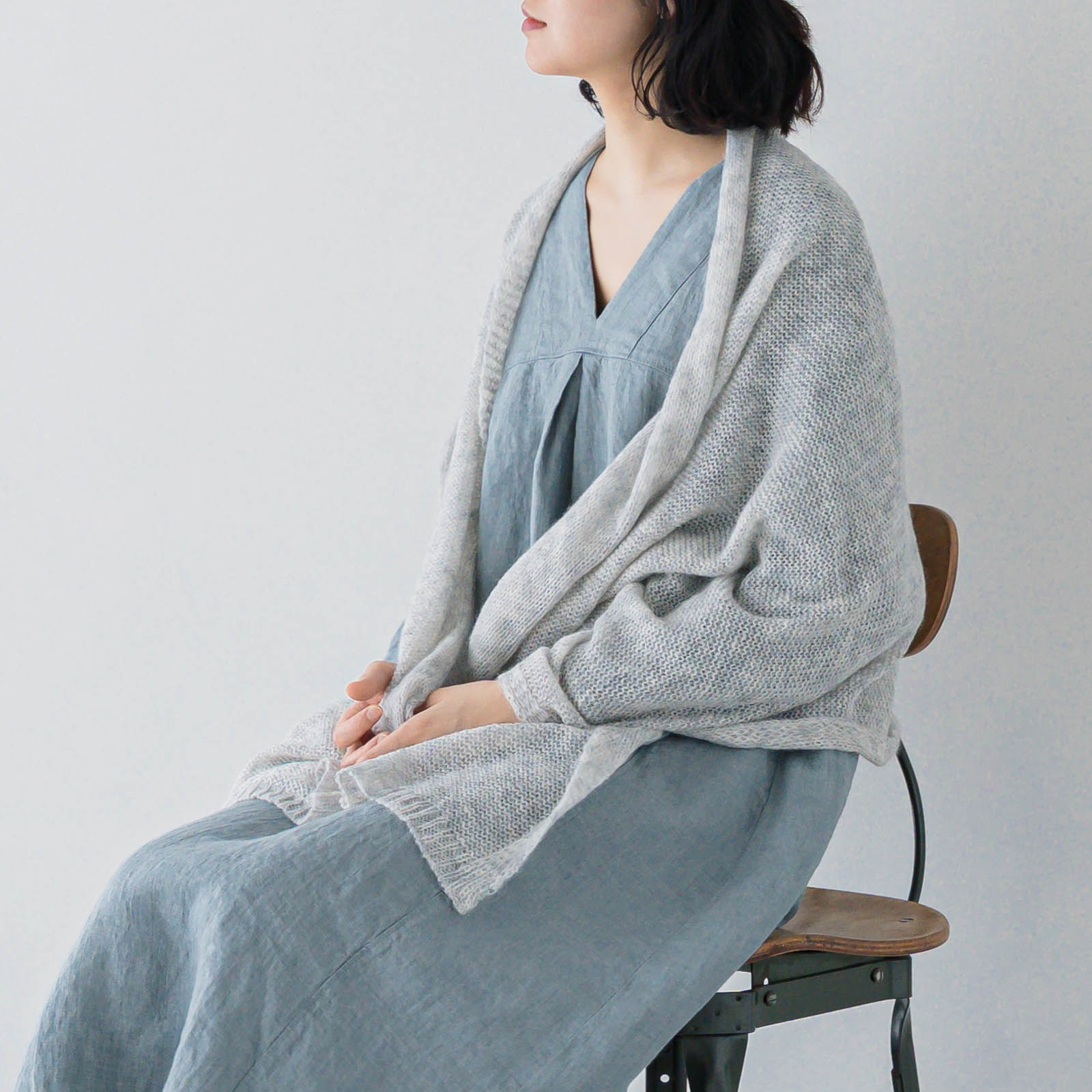 アルパカ ストール _ シエナ