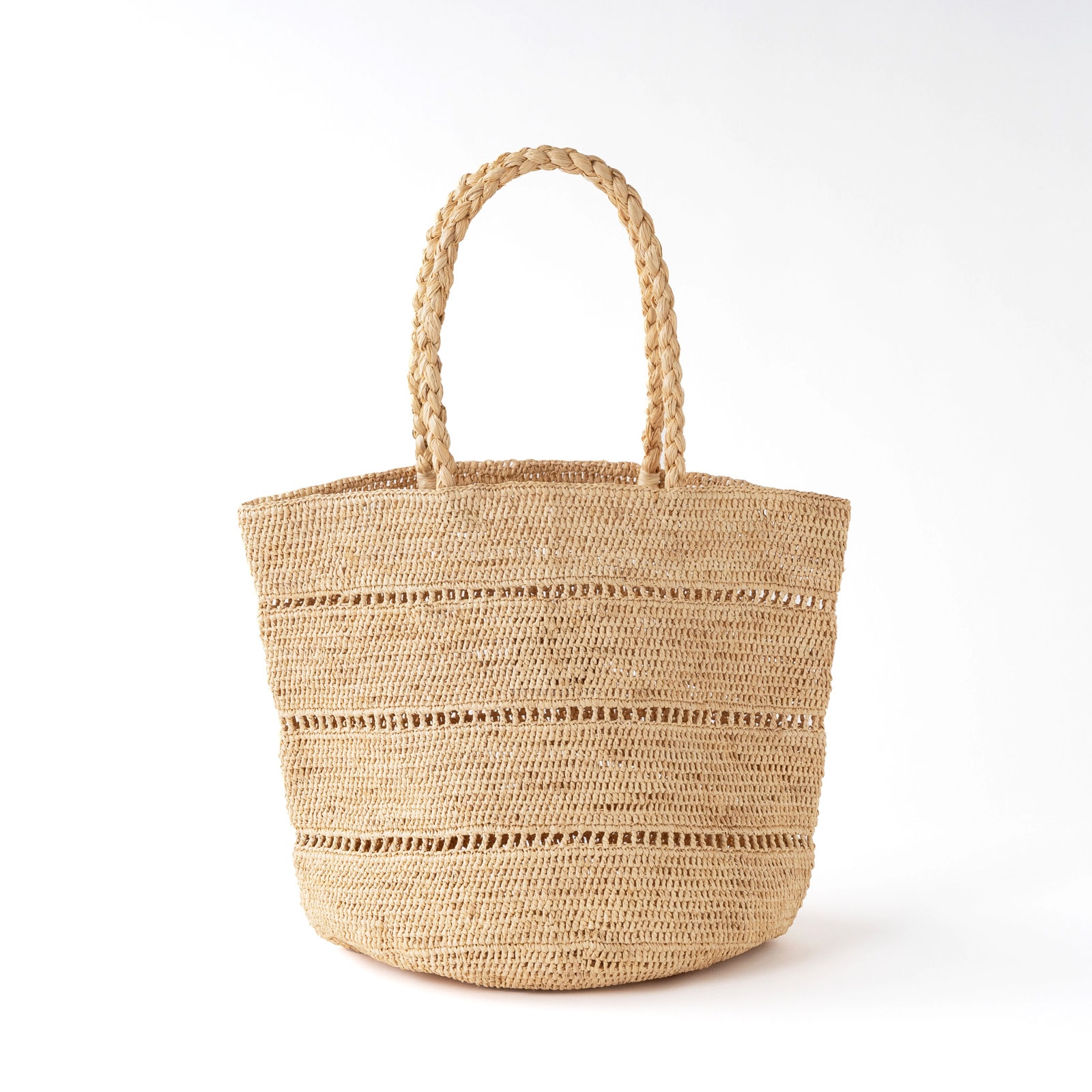 ALICE MM 3 LACE ラフィアバッグ Natural