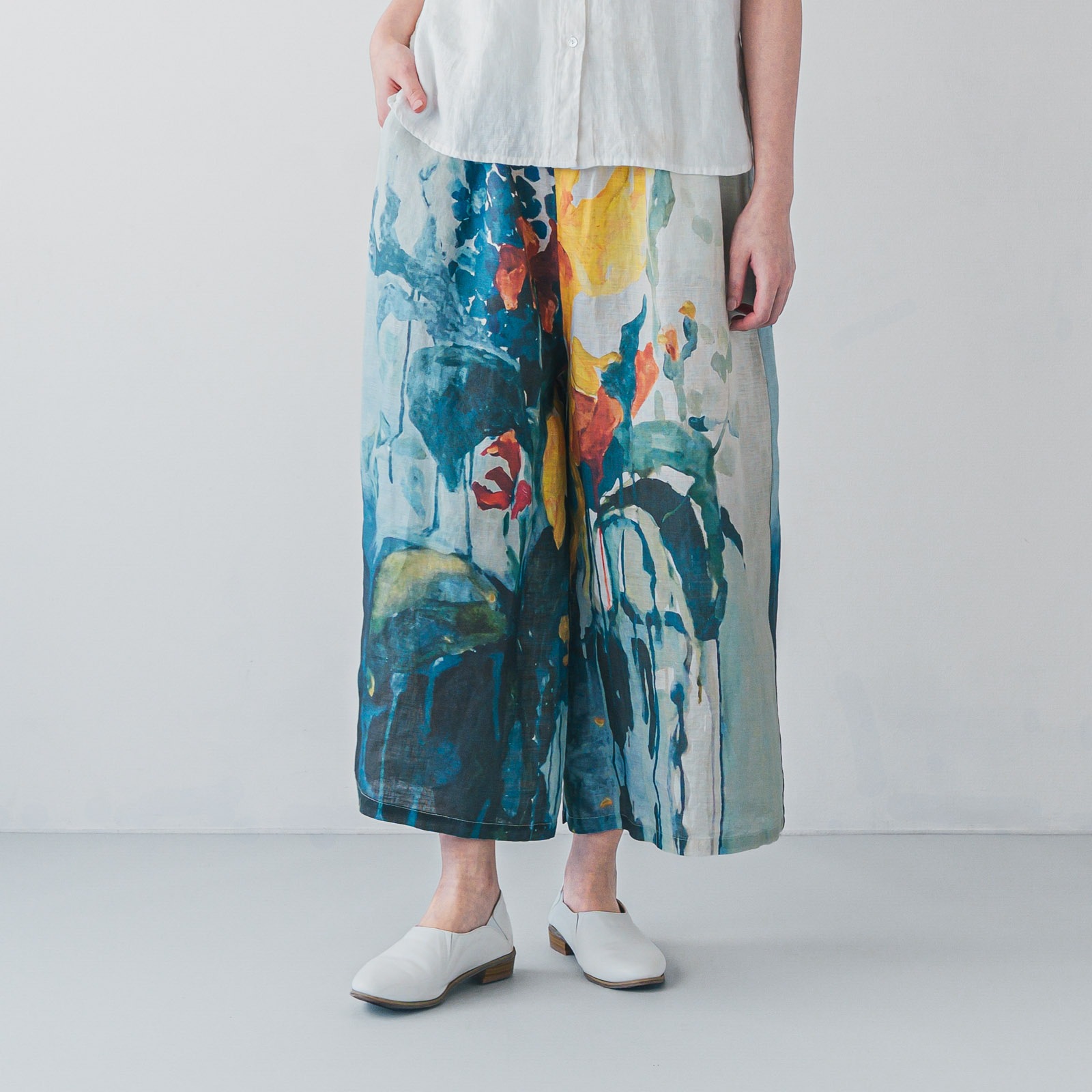 H13　ワイドパンツ _ フロレゾン アイリス