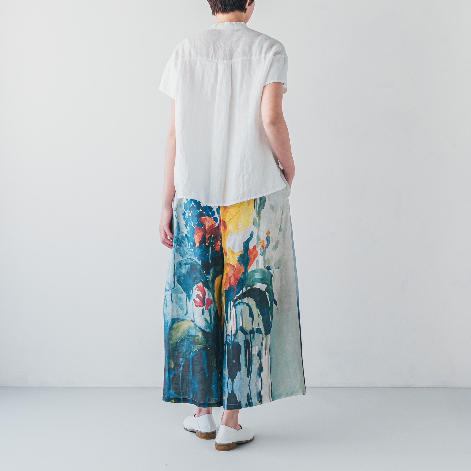 H13　ワイドパンツ _ フロレゾン アイリス