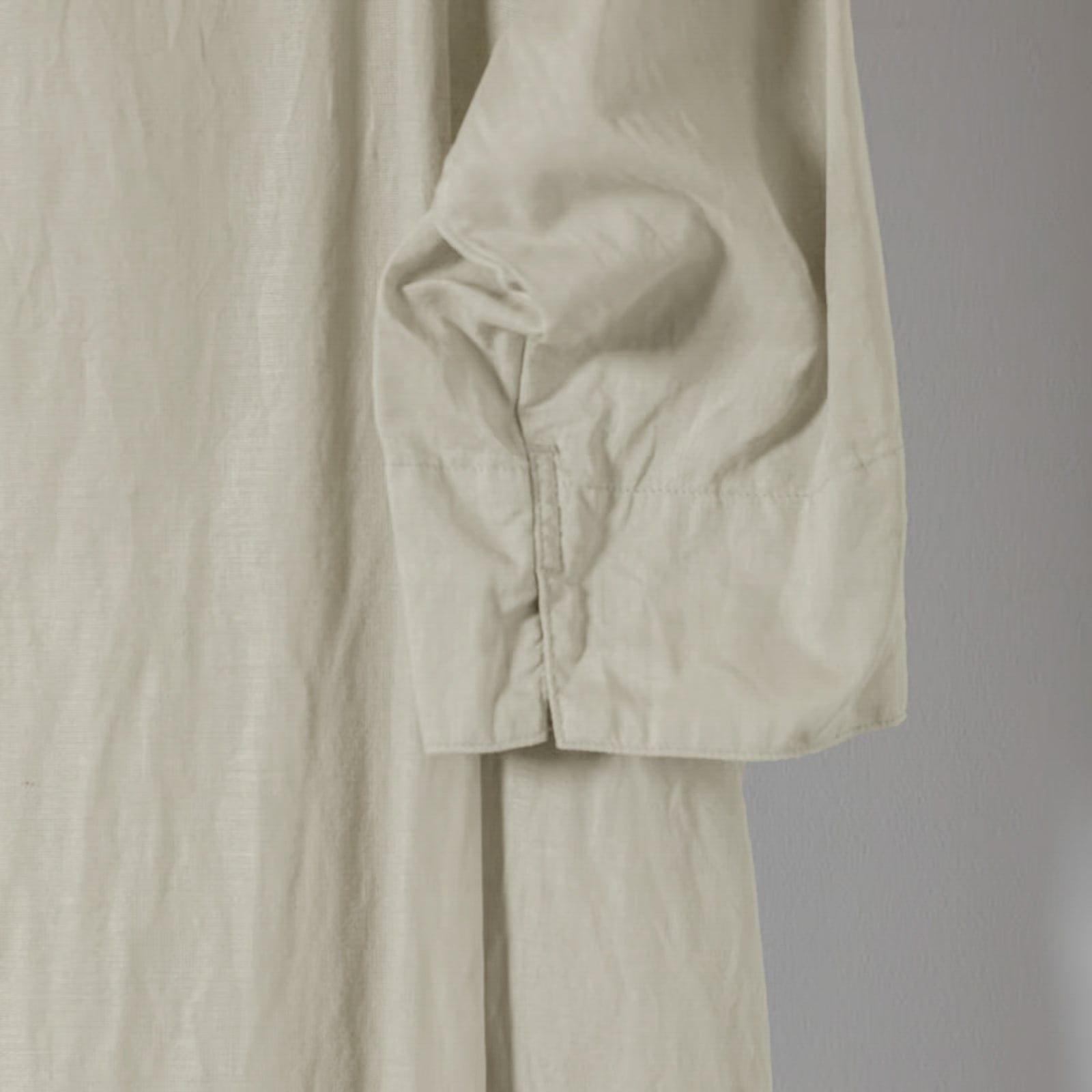 ARTE POVERA _ リネン&コットン ボートネックロングワンピース ブラック
