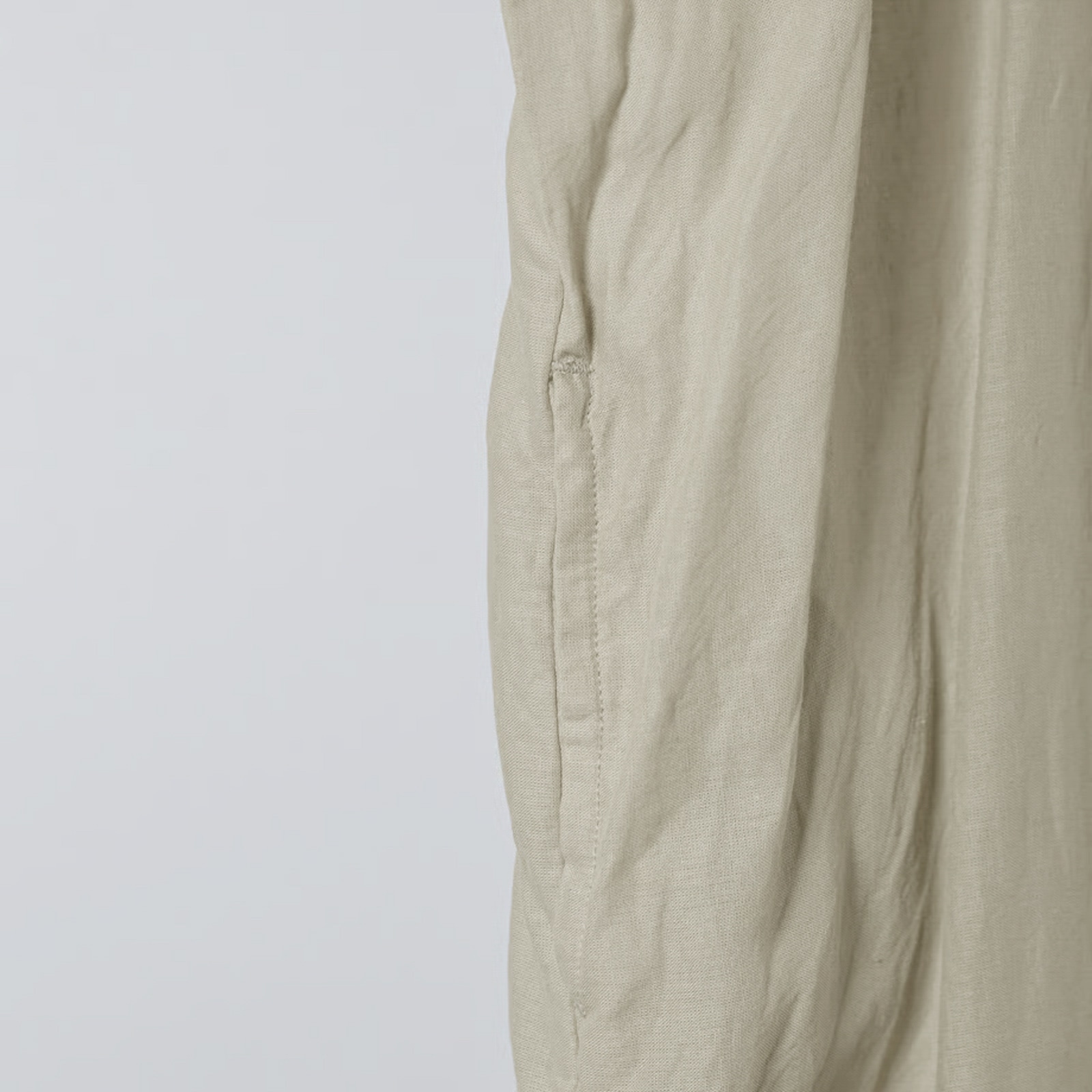 ARTE POVERA _ リネン&コットン ボートネックロングワンピース ブラック
