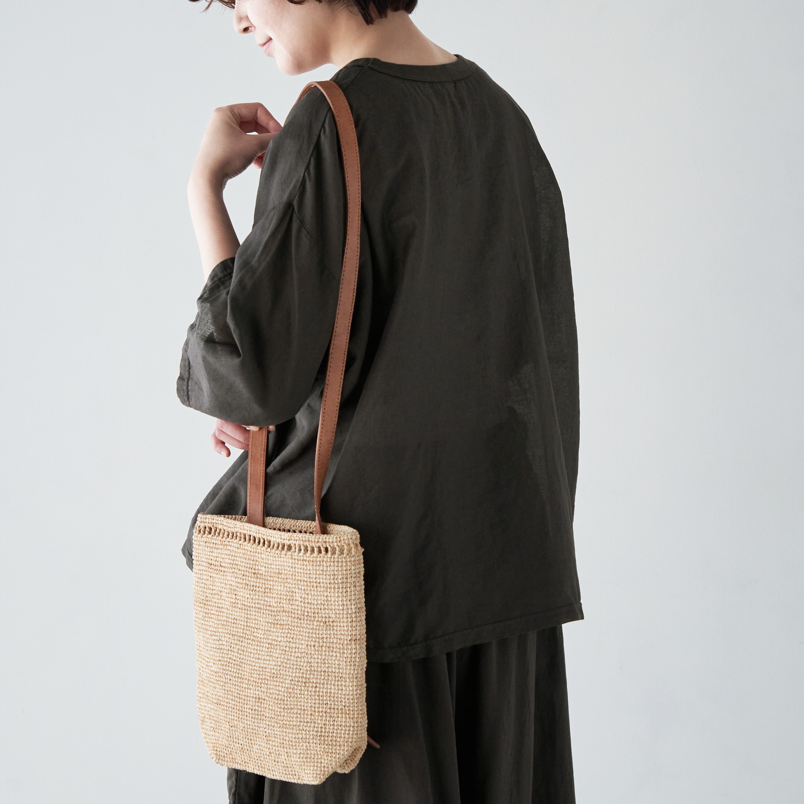 TAMBATRA ラフィアバッグ Natural