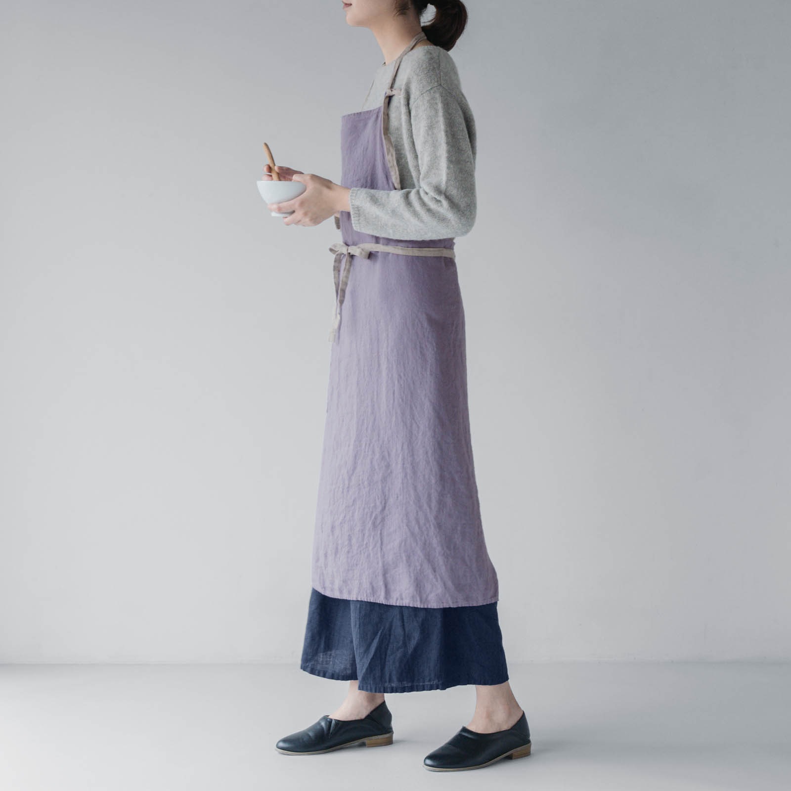 フルエプロン マノン _ オールドライラック