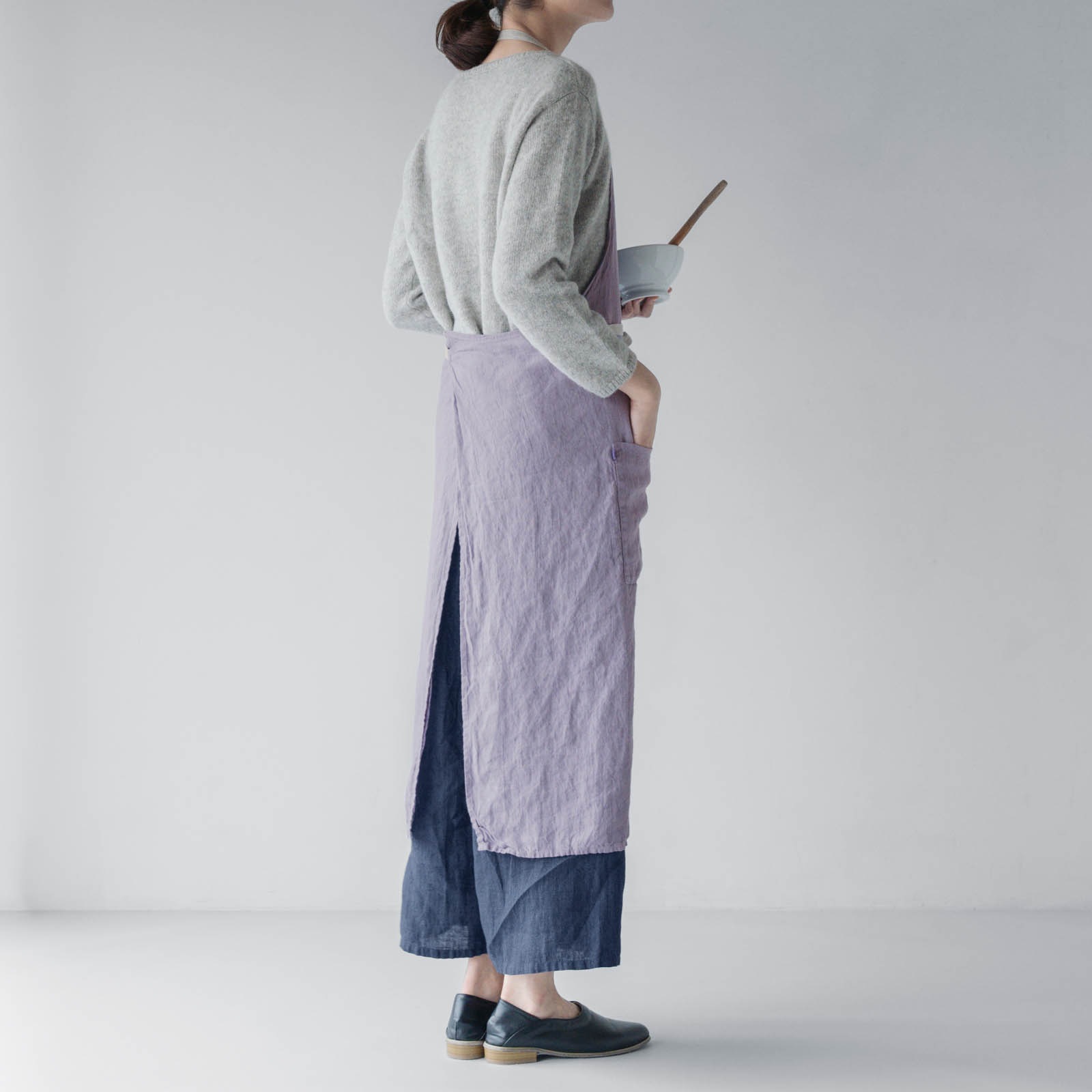 フルエプロン マノン _ オールドライラック