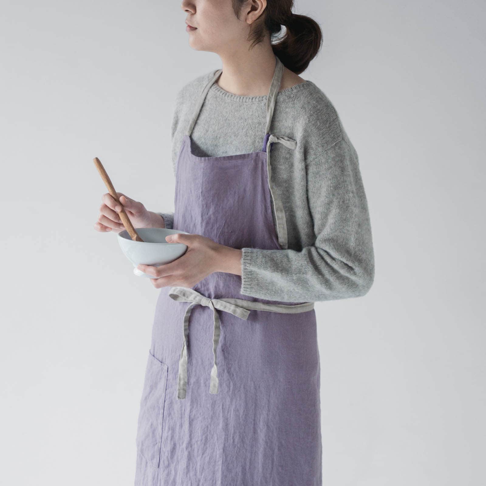 Lily様　オーダーエプロン　おまとめ☆ フルエプロン マノン _ オールドライラック
