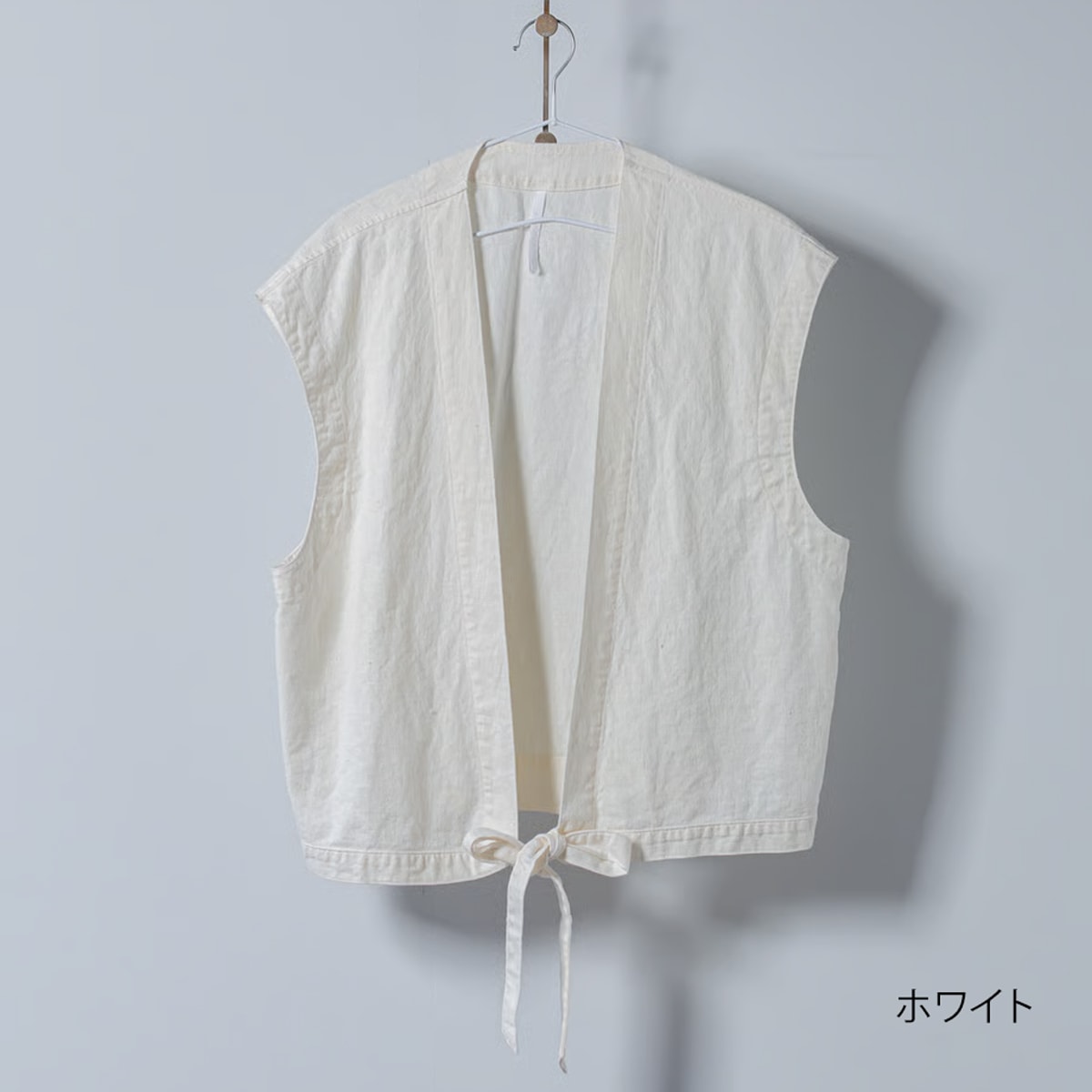 コットンリネン染め _ ボレロジレ _ キャメル