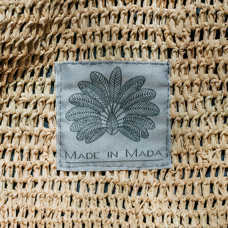 HADRIEN ラフィアバッグ Tea