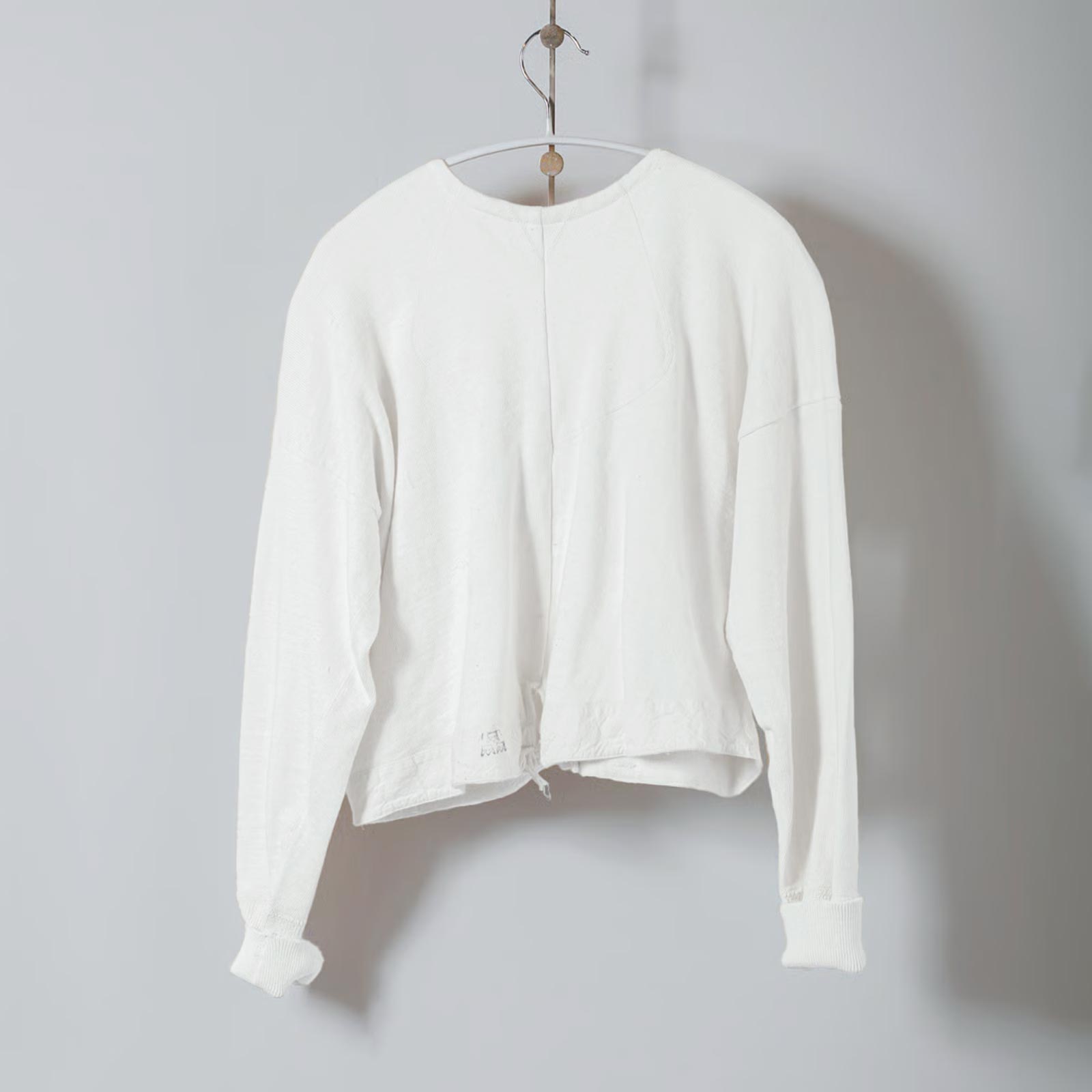 ARTE POVERA _ スウェーデンアンダーパンツ リメイク ボレロカーデ ホワイト