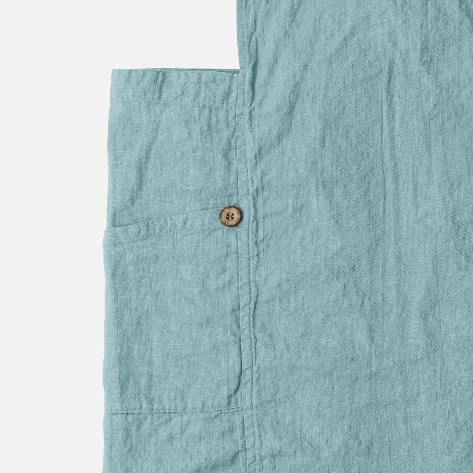 フルエプロン アニタ _  コーラルブルー