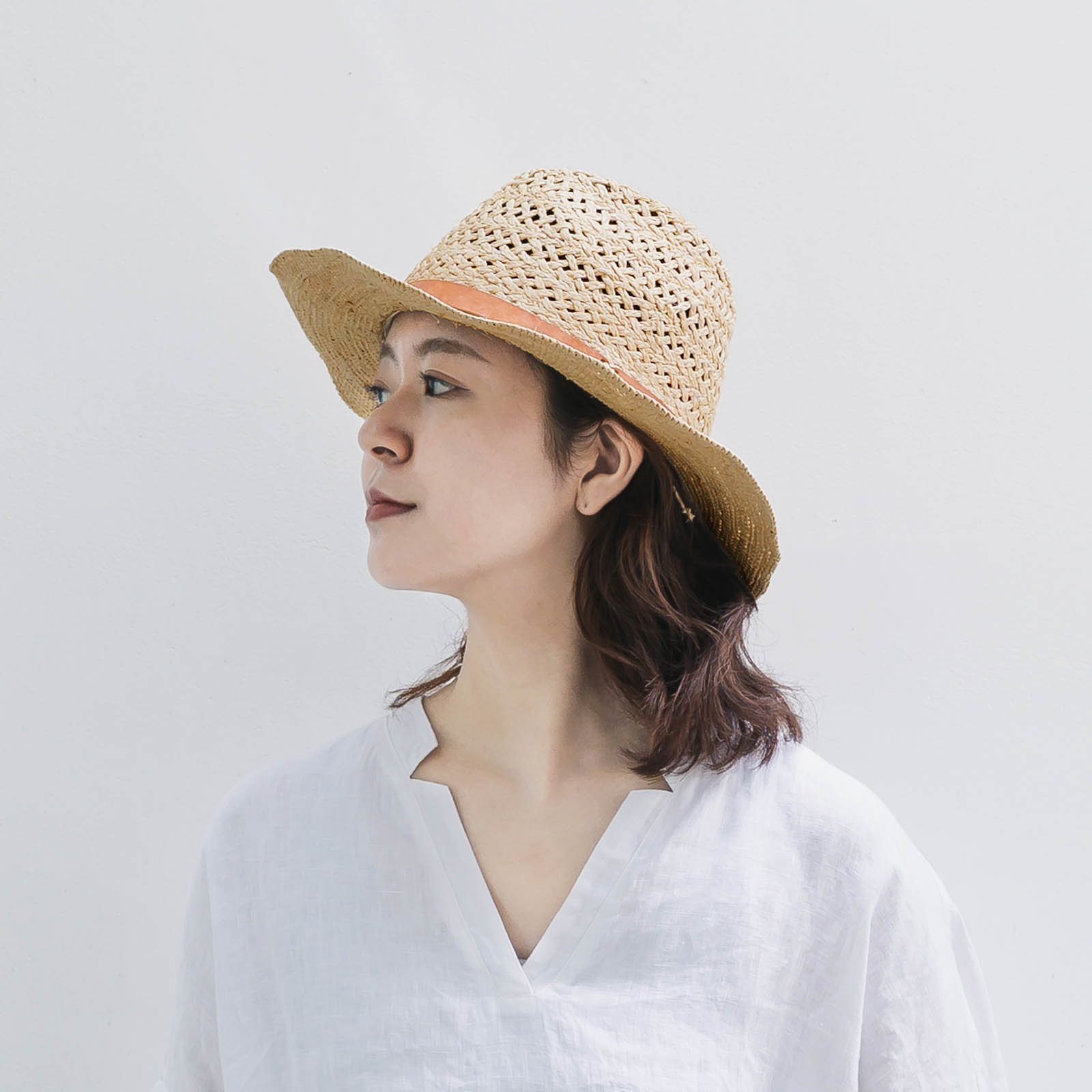 SOARY M ラフィアハット Natural