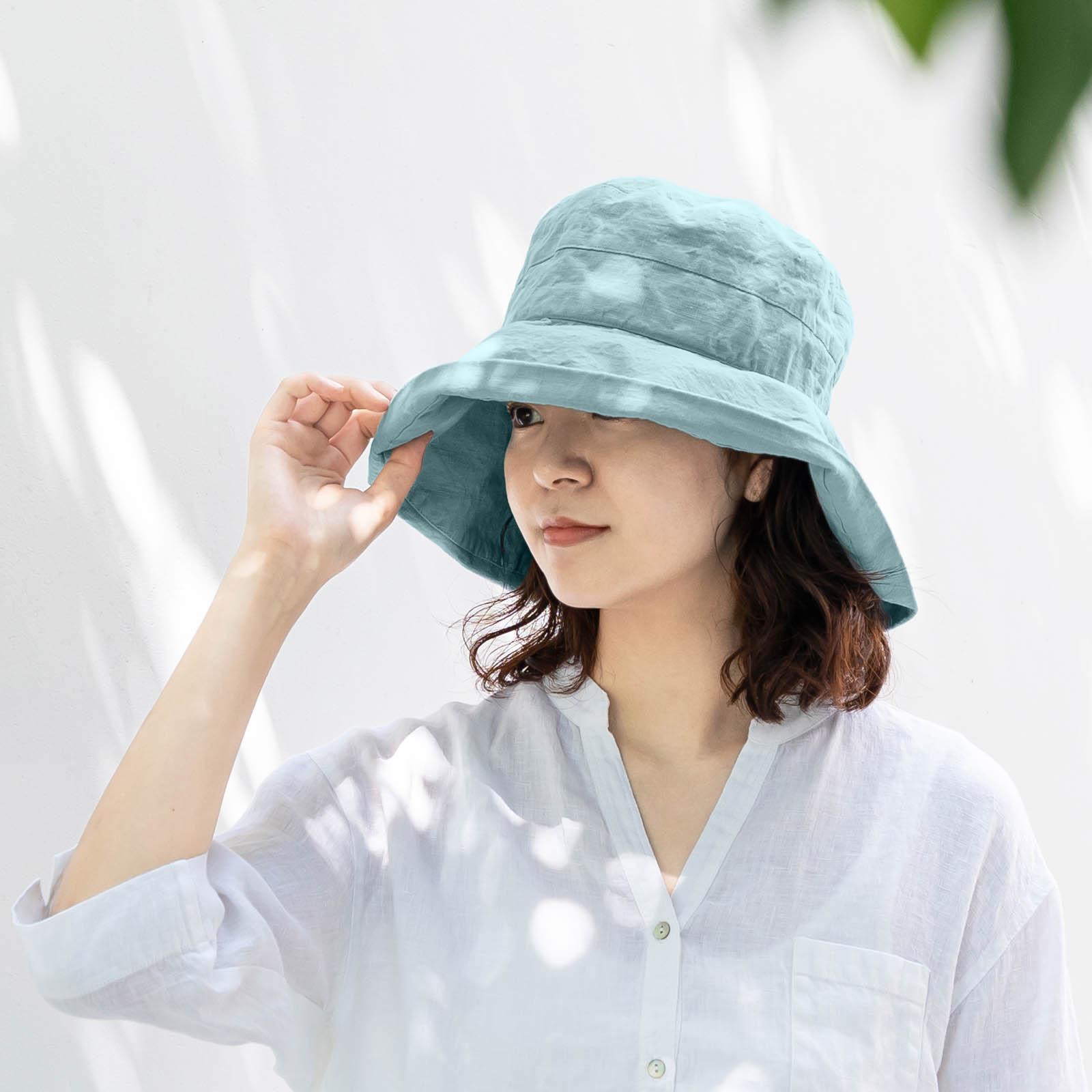 【5月中旬入荷予定】 _ ハット マノン _ コーラルブルー