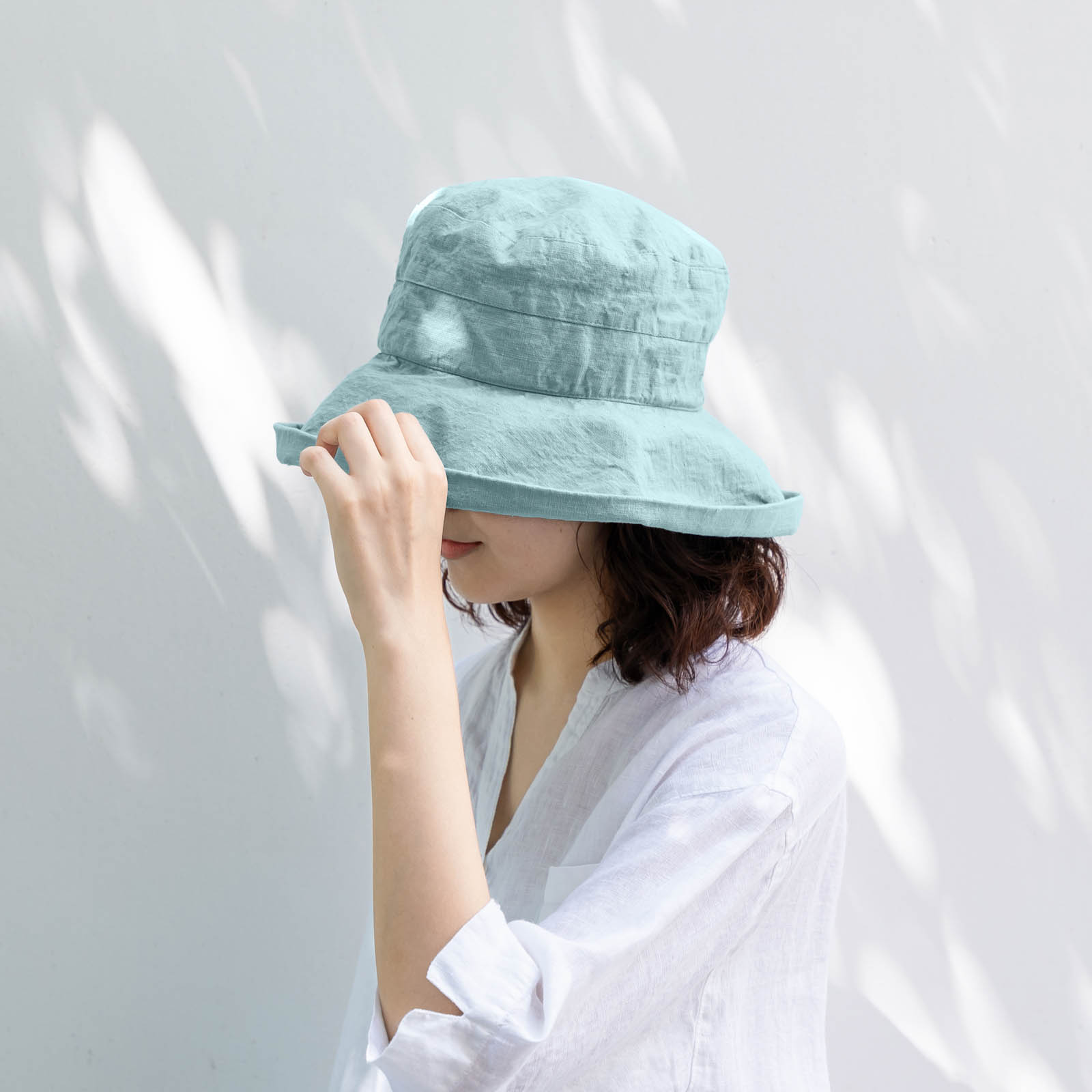 【5月中旬入荷予定】 _ ハット マノン _ コーラルブルー