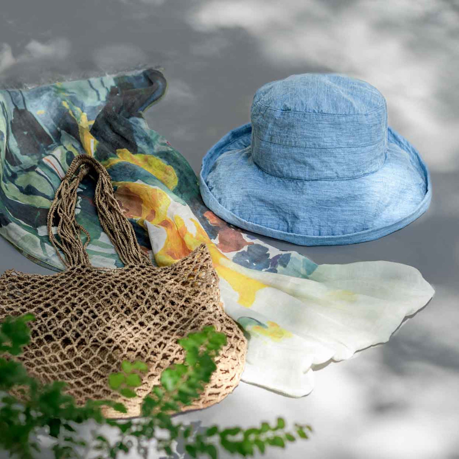 ショール フロレゾン _ アイリス 45×180cm