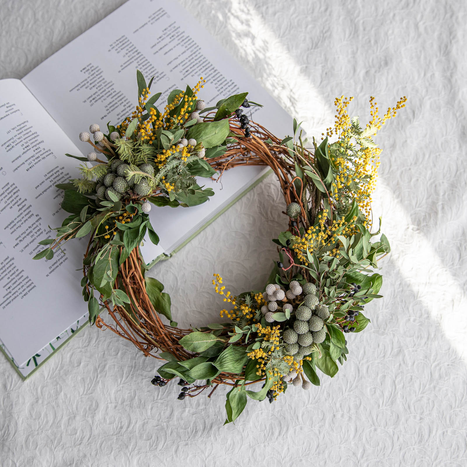 「森のリース」ワークショップ