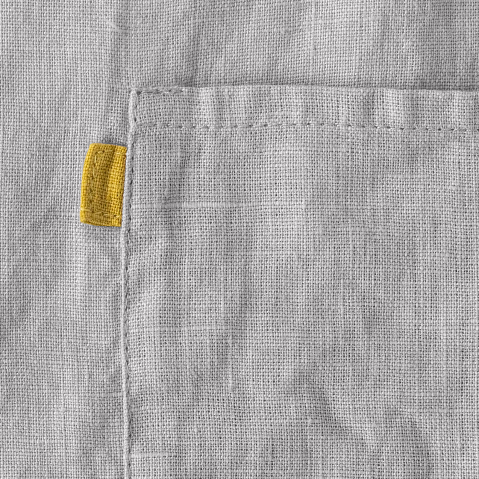 【4/30まで 刺繍無料】 _ フルエプロン マノン _ ソフトグレイ