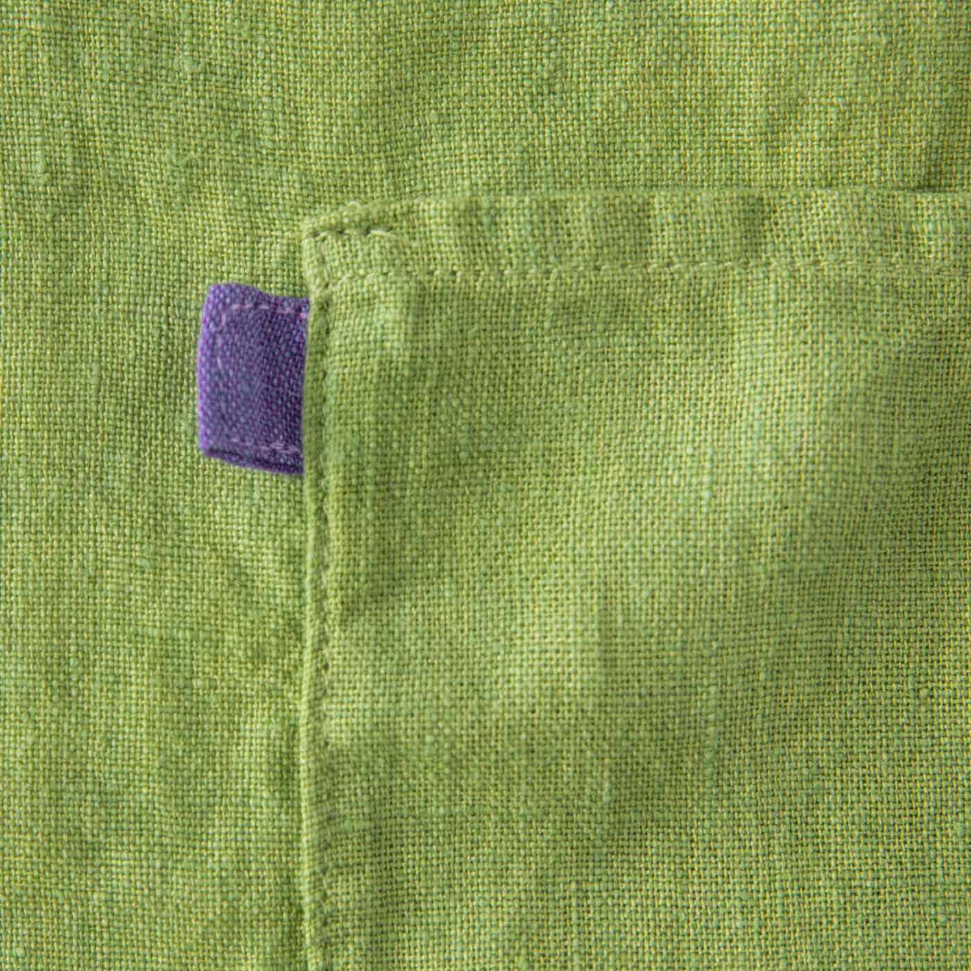 【4/30まで 刺繍無料】 _ フルエプロン マノン _ レタスグリーン