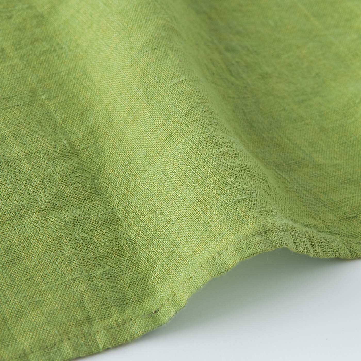 【4/30まで 刺繍無料】 _ フルエプロン マノン _ レタスグリーン