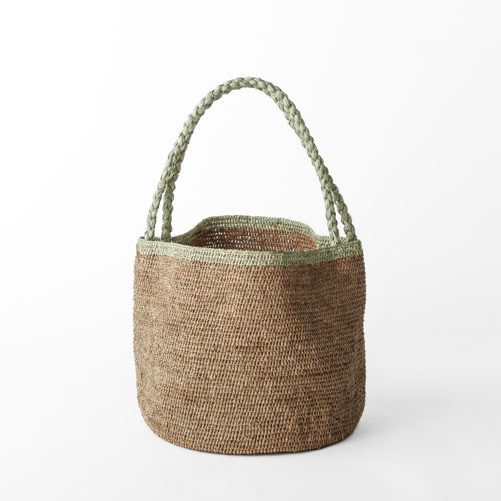 MOUMOUNE ラフィアバッグ Tea & Khaki