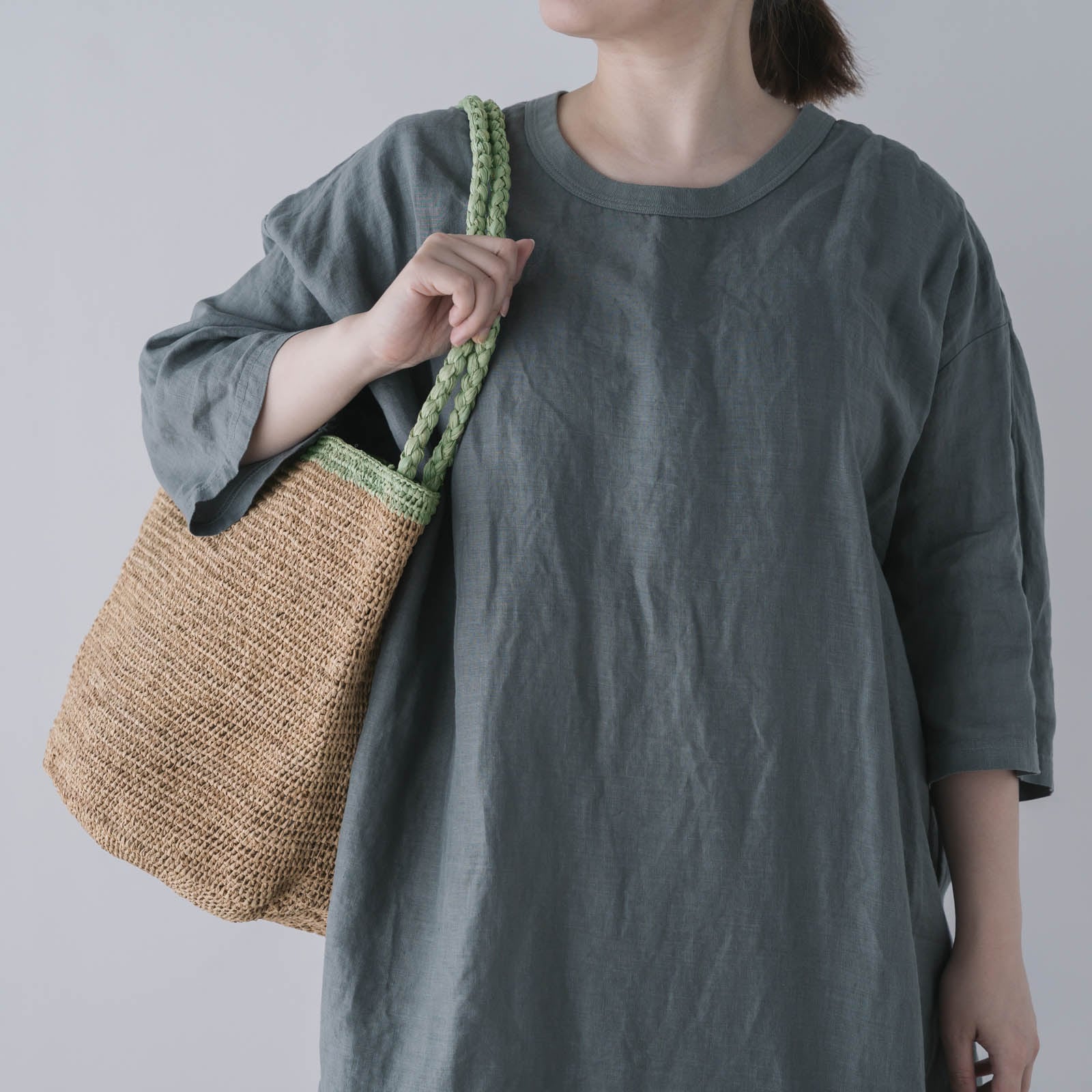 made in mada 【24SS】MOUMOUNEバイカラー ラフィアバッグ 楽天市場】【Made in Mada】マダガスカル バッグ MOUMOUNE