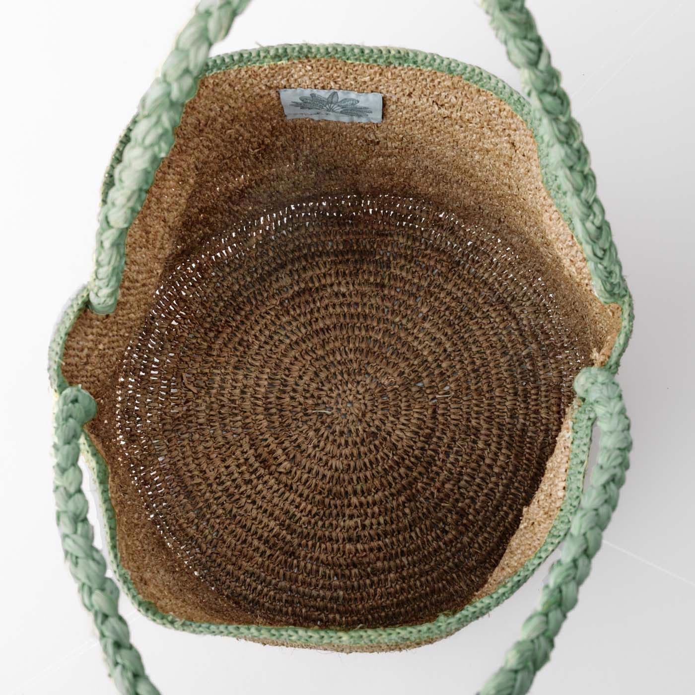 MOUMOUNE ラフィアバッグ Tea & Khaki