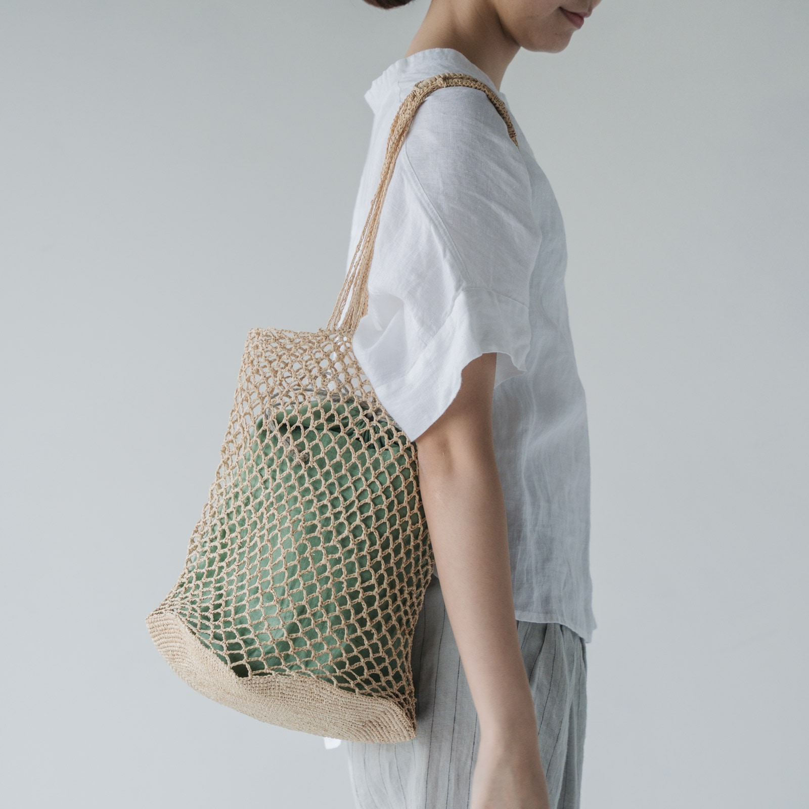 HOLLY ラフィアバッグ Natural